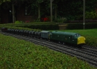 Diesel on oil train